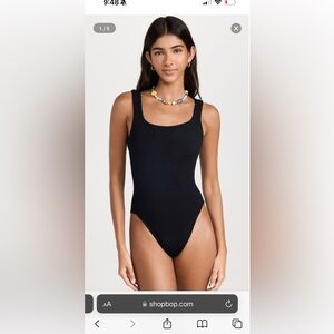 HUNZA G black one piece